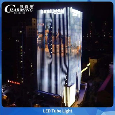 Tubo de luz LED para exteriores U38-500 5.5w 500*38*58MM SMD5050 Aleación de aluminio + PC para construcción al aire libre