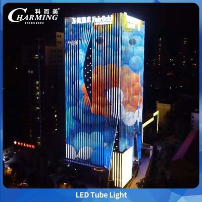 IP65 SPI exterior 500/1000MM tubo LED con cubierta anti-UV-PC para publicidad de iluminación clara y brillante
