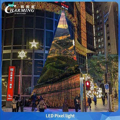 Charming 2025 Next-Gen LED Pixel Light 40D 40×27.3mm IP66 Casas de PC a prueba de agua para atracciones turísticas Iluminación Decoración arquitectónica