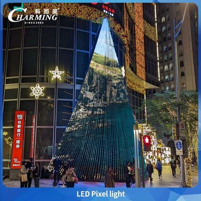 Charming 2025 Next-Gen LED Pixel Light 40D 40×27.3mm IP66 Casas de PC a prueba de agua para atracciones turísticas Iluminación Decoración arquitectónica