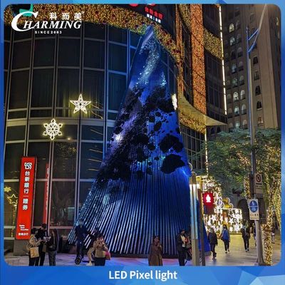 Luz LED de píxeles para árbol de Navidad, impermeable para exteriores RGB IP65, iluminación de fachada SMD3535