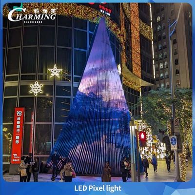 Luz LED de píxeles para árbol de Navidad, impermeable para exteriores RGB IP65, iluminación de fachada SMD3535