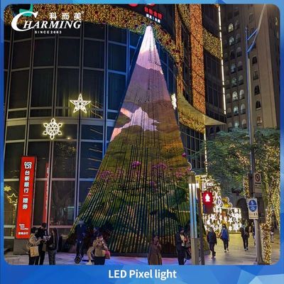 China Factory Directamente IP65 RGB LED Pixel Light Decoración Iluminación exterior con cubierta de material de corteza de PC