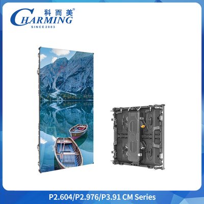 Pantalla LED de alquiler P3.91 de 500x1000mm, aleación de aluminio