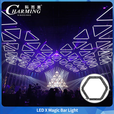 Las luces brillantes de la barra mágica LED X crean una atmósfera de entretenimiento perfecta Diseño modular Barra de píxeles LED RGB LED X Magic Bar para eventos de entretenimiento
