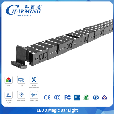 Luz de barra mágica LED impresionante y colorida con material de carcasa de PC, ángulo de visión de 140°, larga vida útil y RGB