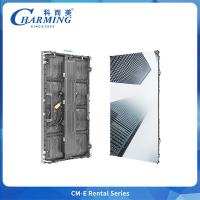 Pantalla LED para exteriores CM-E Serie P3.91 con empalme sin costuras e integración de cable de alimentación para alquiler de fiestas