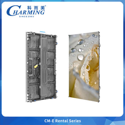 Encantadora pantalla LED a todo color resistente al agua serie CM-EE para interiores P2.604 para alquiler con gabinete de aleación de aluminio de 500x1000 mm