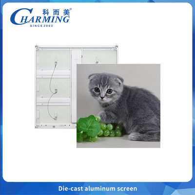 Pantalla LED exterior baja tolerancia P6/P4 delgada y ligera para publicidad soporte de empalme de ángulo de arco con alto brillo