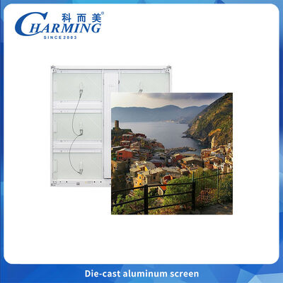 960x960MM Pantalla de publicidad de aluminio fundido 4k de aluminio para exteriores Pantalla de pared LED P6 a prueba de agua