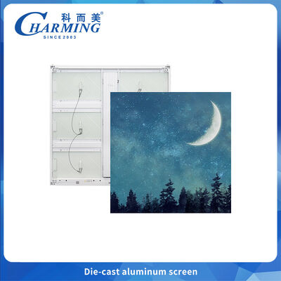 Pantalla LED totalmente de aluminio fundido con disipación de calor eficiente y bajo consumo de energía 650W/m2