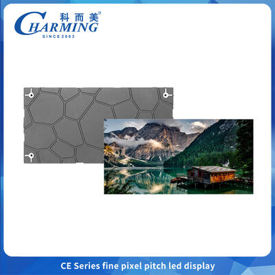 Atractiva pantalla LED de pixel fino P1.86 P1.53 de 800 nits y fácil mantenimiento para vestíbulos de hoteles y galerías