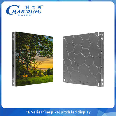 Pantalla LED de interior de pequeño ancho con gabinete de aleación de aluminio ligero y pantalla Ultra HD para mantenimiento frontal