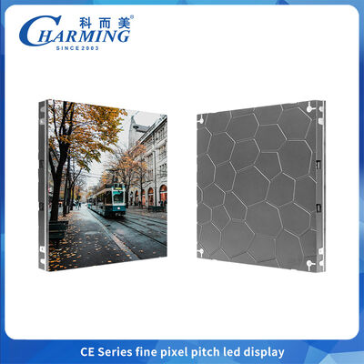 Pantalla LED de interior de pequeño ancho con gabinete de aleación de aluminio ligero y pantalla Ultra HD para mantenimiento frontal