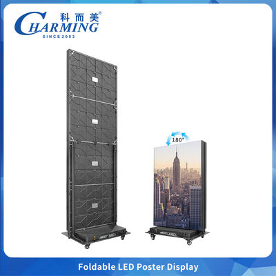 Display LED plegable de ahorro de espacio P1.86 P2 P2.5 25% menos Display de volumen de embalaje para la etapa de alquiler