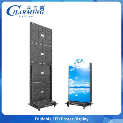SMD2020 Pantalla de cartel LED P2.5 plegable en el interior con ángulo de 180° Fabricante original