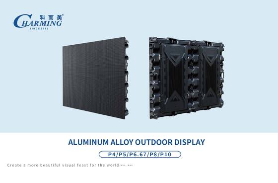 IP65 ALUMINIUM ALLOY A prueba de agua fuera de las puertas LED VÍDEO DISPLAY P4 NIVEL ALTO DE GRIO 7680HZ