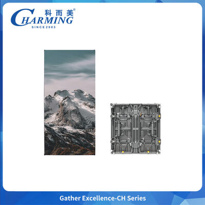Pared de vídeo LED exterior con frecuencia de actualización de 7680Hz IP65 a prueba de agua y tamaño de gabinete de 500x500mm para publicidad vibrante