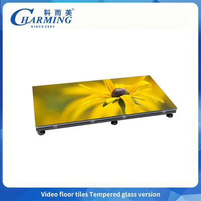 Pies de soporte para cubierta de vidrio templado LED para pista de baile P2.6 post-mantenimiento requeridos para la instalación