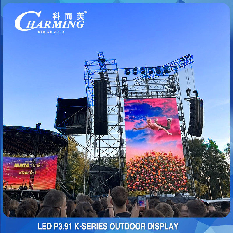 Pantalla LED ligera elegante de la tira P3.91 para el alquiler del concierto de la etapa de Livehouse