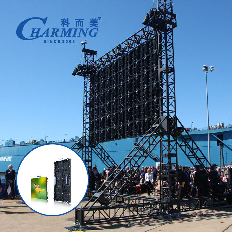 P3.91 Panel LED de alquiler IP65 3840 Alta actualización para eventos al aire libre Conciertos de escenario