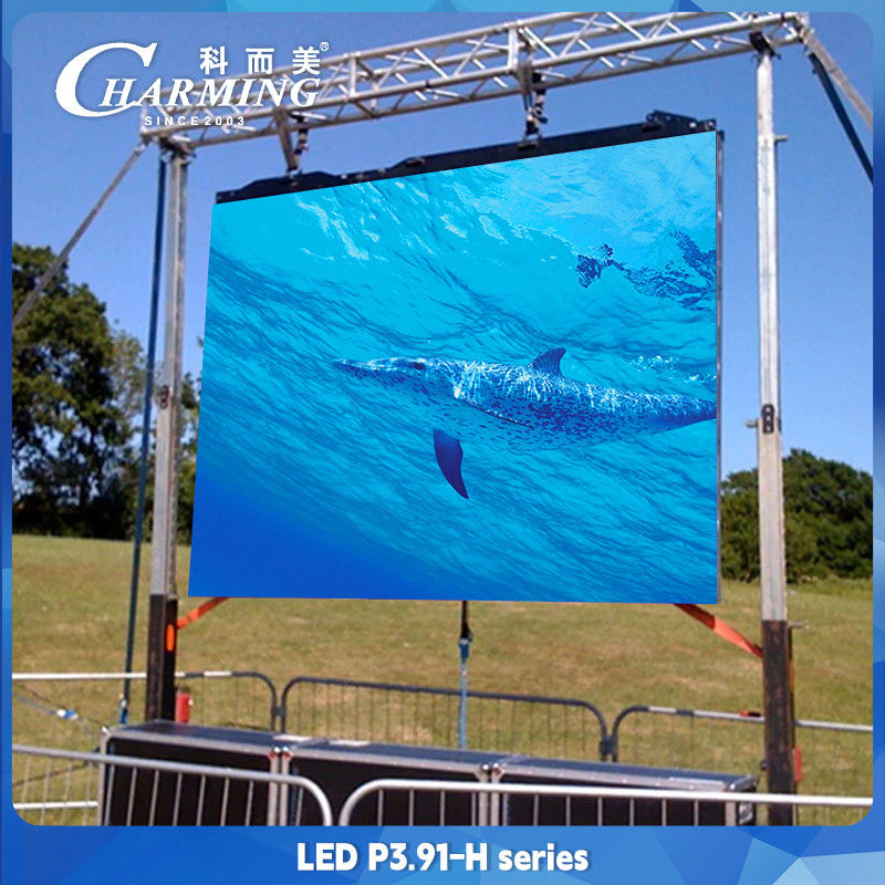 8K alquiler P3.91 IP65 Front Service LED pantalla de pared de video con 4500CD / M2 de brillo