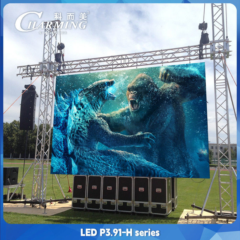 P3.91 Serie H Exhibición de pared exterior LED Alquiler de pantalla Video Sexy para el escenario de DJ