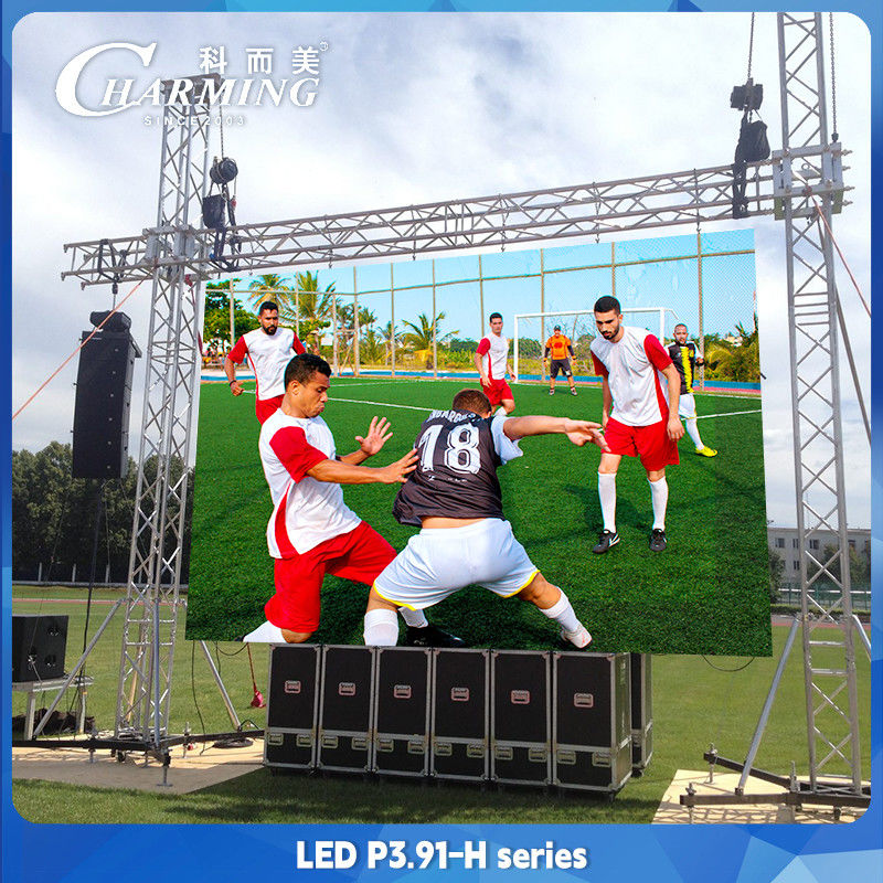 P3.91 Renta exterior de pantalla de pared de vídeo LED de aleación de aluminio serie H IP65