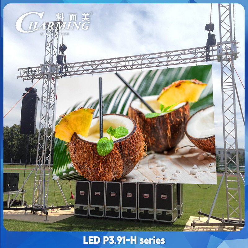 Alquiler P3.91 Pantalla LED digital para discoteca Fiesta Club Bar DJ Show Iluminación de escenario 500 * 1000mm