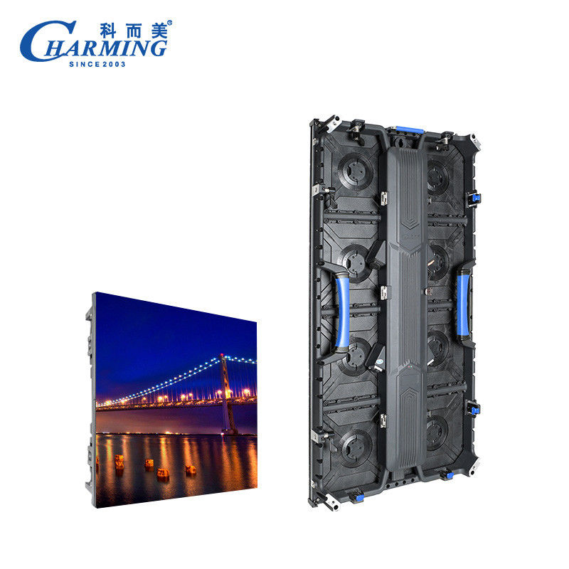 Armario de alquiler fijo P2.98 de la serie K, pantalla exterior de 3840 Hz con material de aleación de aluminio