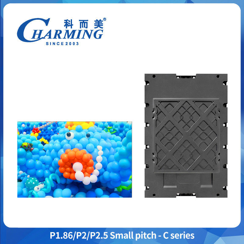 P1.86-2.5 Pantalla LED de tono fino 320×480 Empalme sin costura 16 bits Escala gris alta
