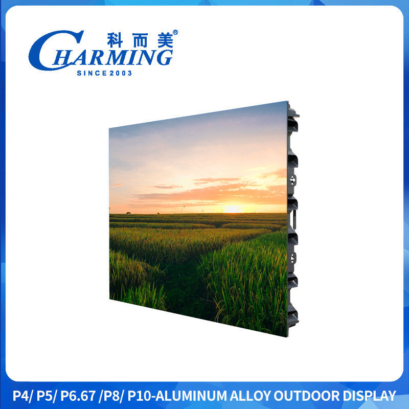 Pantalla de publicidad LED exterior P4 Pantalla de pantalla LED exterior con 5500CD/M2 de alto brillo