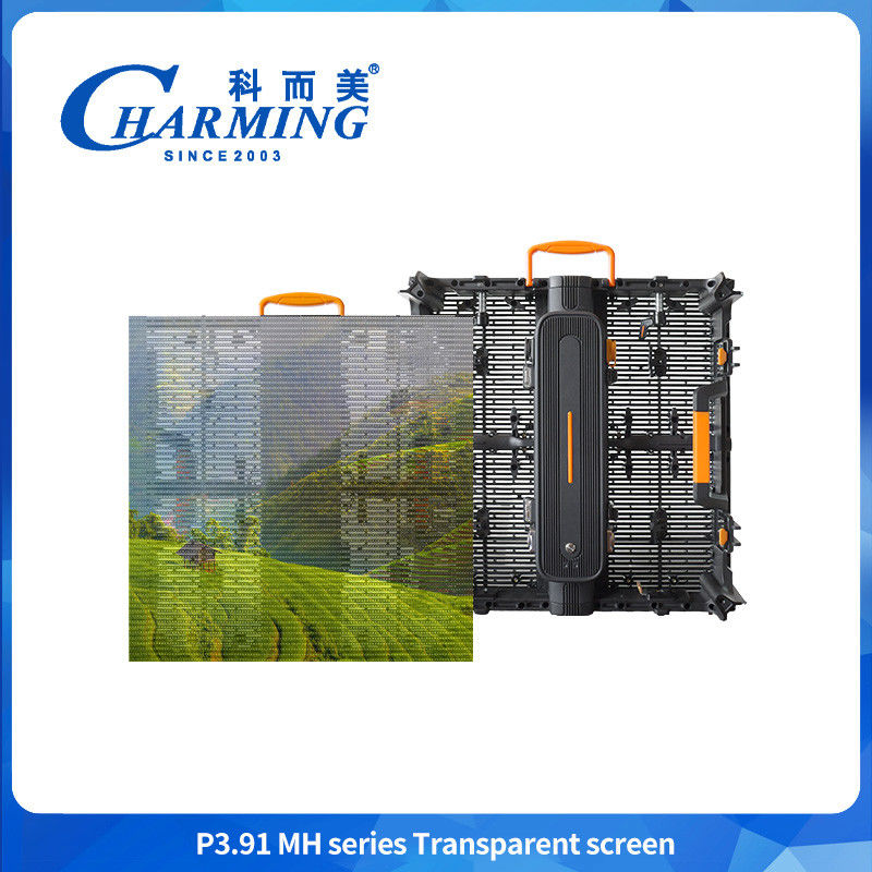 P3.91 Alquiler al aire libre Pared de vídeo LED transparente para el fondo del escenario