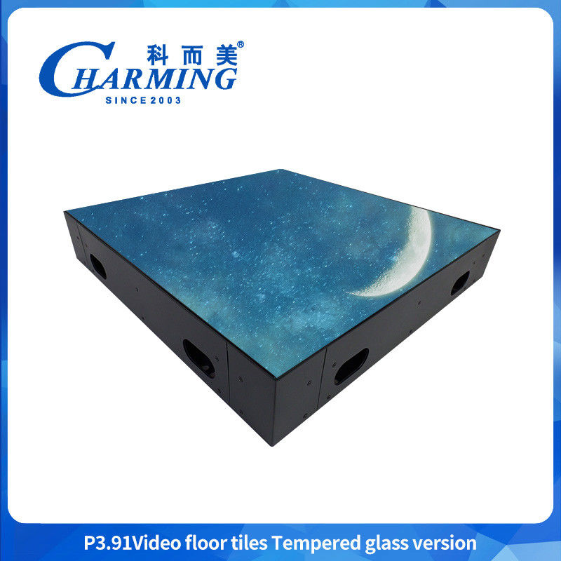 P3.91 Pantalla LED IP65 impermeable y resistente a manchas piso exterior de moda Led Piso de baile Led Pantalla de vidrio Led Piso de baile Dj boda Led