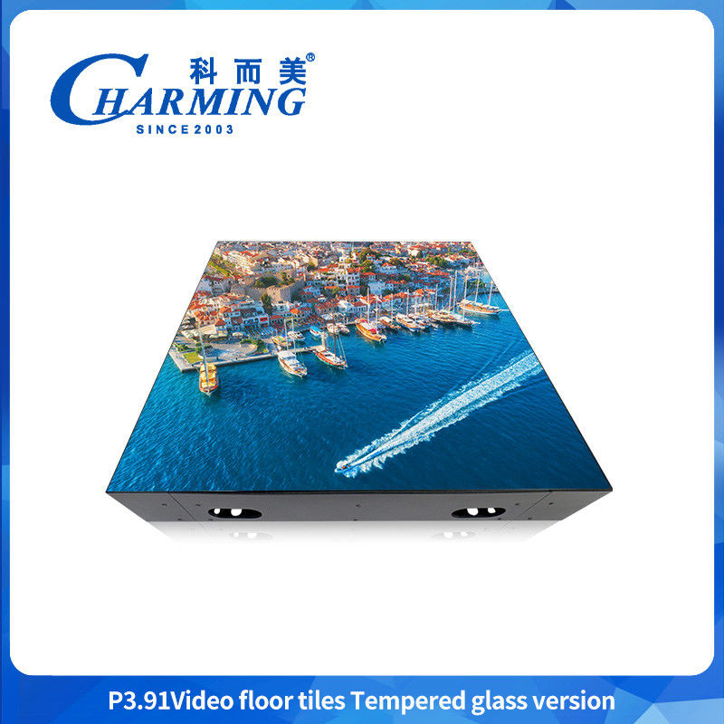 P3.91 Pantalla de luz de pantalla LED para publicidad en interiores GOB Panel de suelo de baile LED para eventos