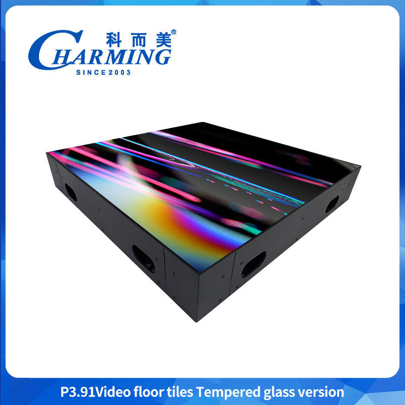 Profesional de China Indoor SMD1921 Impermeable 3D espejo de vidrio LED Display Piso de baile señalización digital LED Video azulejos de piso para eventos