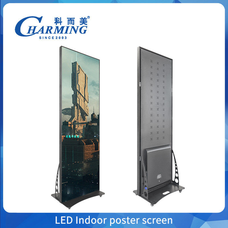 Pantalla de visualización de carteles LED de 4K móvil P1.86, P2 Display de pared de vídeo LED de publicidad
