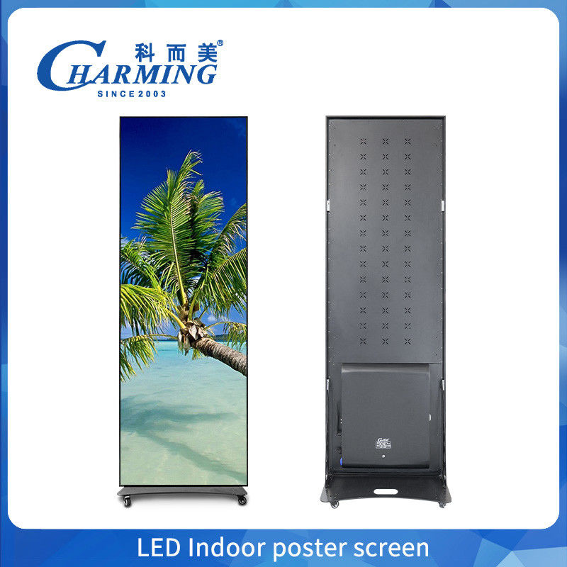 Tabla de menú de luz de bienvenida LED de interior 640mm*1920mm Rectángulo caja de iluminación con marco de aluminio Acrílico y materiales de vidrio