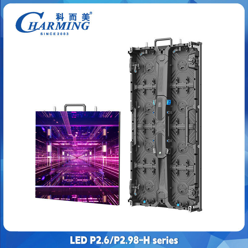 Display LED de alquiler en interiores y exteriores de color completo LED de pared P2.6 Led Video de pared 500x500mm Pantalla de aluminio fundido a presión