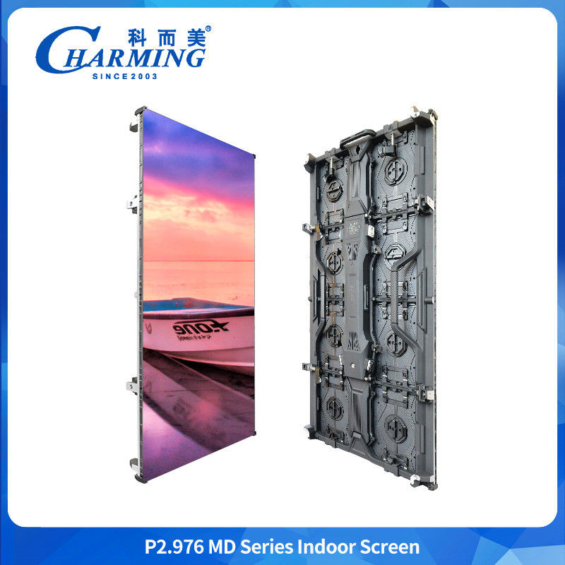 Peso ligero de aleación de aluminio P2.98 Pantalla interior curva de led para eventos de alquiler Uso comercial