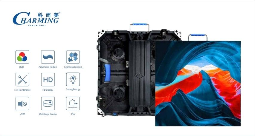 Color rGB de alta calidad 400W P2.6 Serie Kaito-K Pantalla interior con un ángulo de visión muy amplio de 140 °