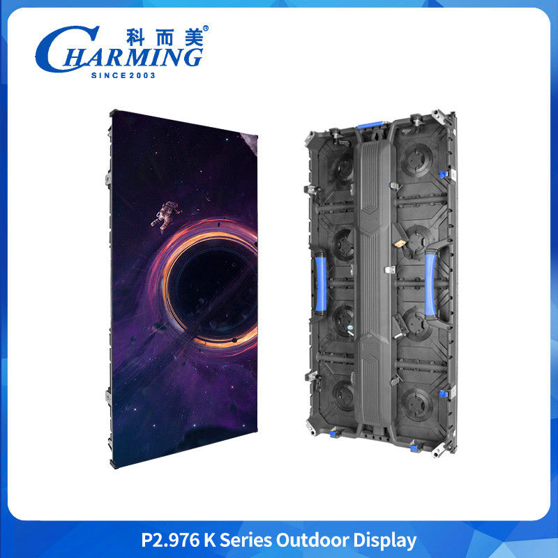 Temperatura de trabajo rígida fuerte -20°C-60°C P2.976 K Panel de señalización LED de color RGB Pantalla de pared LED con alta tasa de actualización