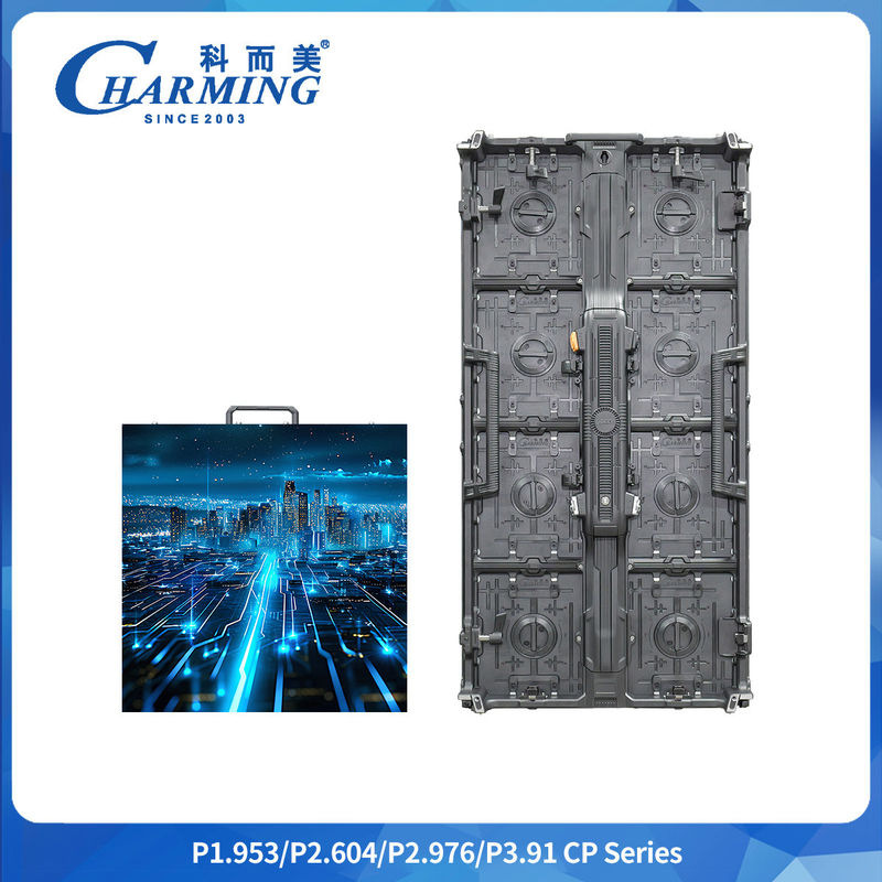 P3.91 8K a todo color 500*500*84 mm Panel de visualización flexible de alquiler al aire libre para exhibición comercial