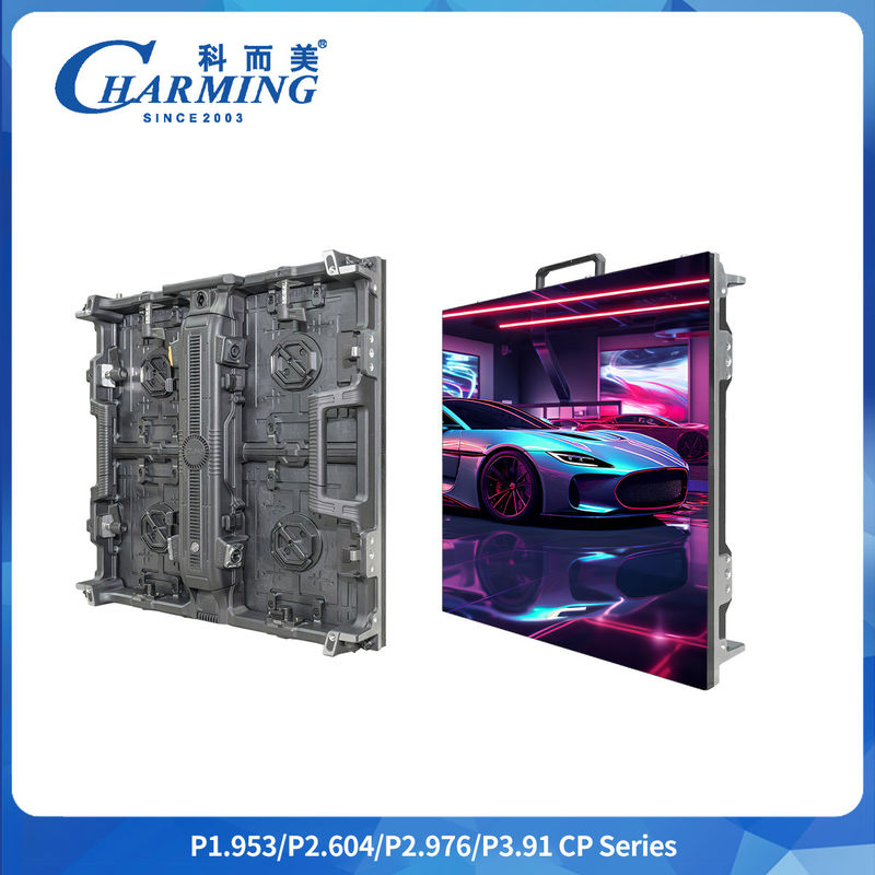 Ajuste radial P2.6/2.98/3.91 Serie CP Exterior Sin necesidad de cambiar cerraduras LED Video Wall con puertos de red de doble respaldo