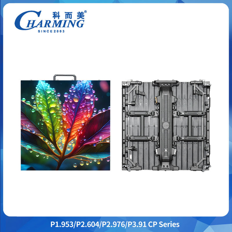 500*500/1000*84MM Caja de aleación de aluminio curva flexible SMD1921 140° Gran ángulo de visión Pantalla de video de alquiler interior y exterior