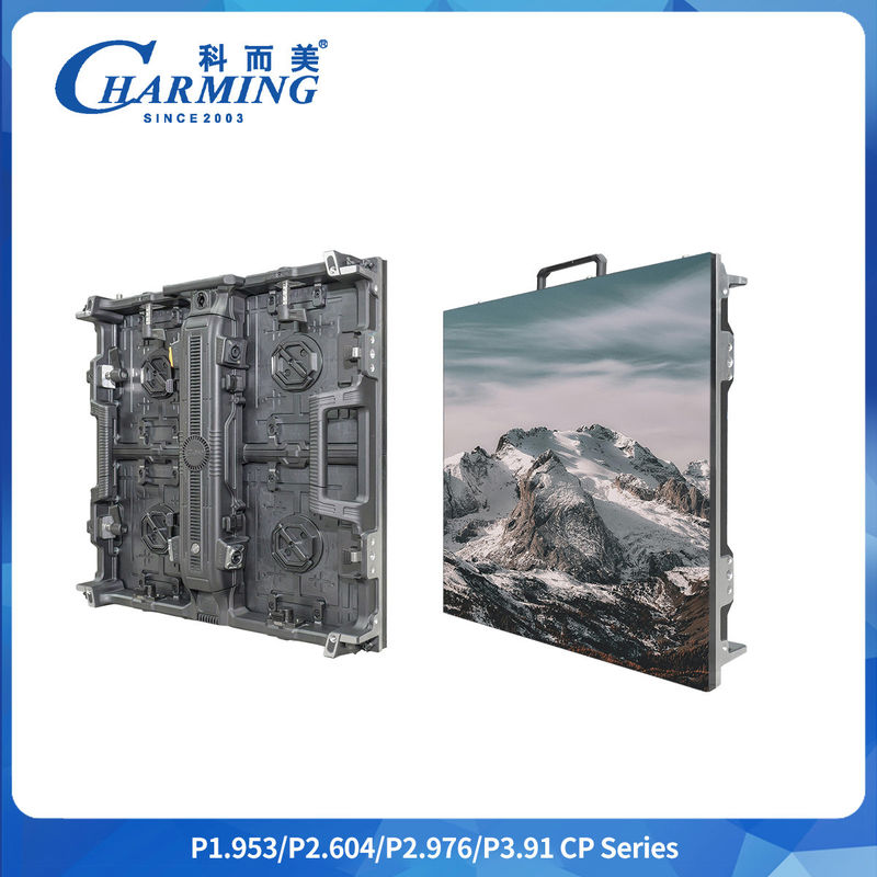 charmoso p3.91 panel 3d de interior impermeable SMD1921 pantalla de televisión 500 * 500mm flexible exterior micro curva led pared de video para exhibición comercial al aire libre