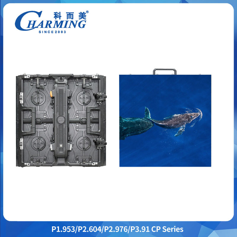 Ángulo de visión de 120 ° Perfil de aluminio con LED curvado P3.91 Indoor Hd Led Rental Led Display P2.98 Panel de escenario exterior con 7680 Hz