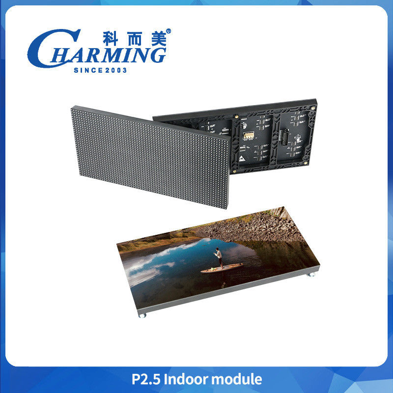 800 CD/m2 Charming HD P2.5 Modulos LED para interiores de gran tamaño a todo color 16 bits P2 P3 P4 P5 Tablero publicitario de vídeo para interiores