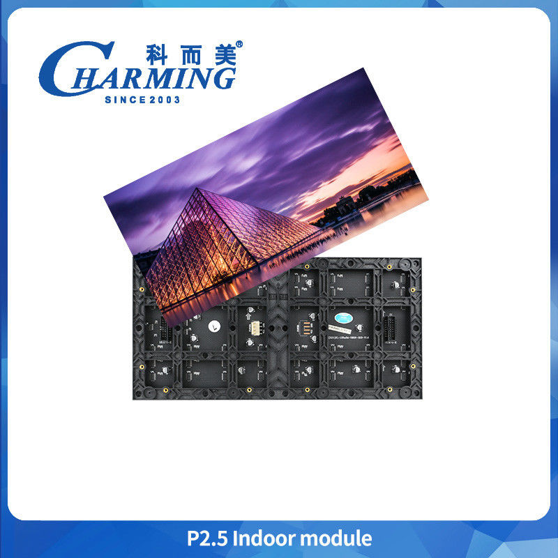 Video encantador interior con pantalla LED a todo color P2.5 Panel de módulo 3d pantalla LED