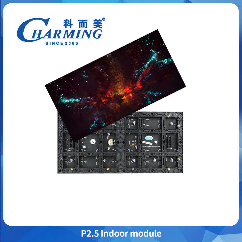 4K Alta tasa de refrigeración sin fisuras P2.5 Led Modulo interior Ultra bajo ruido